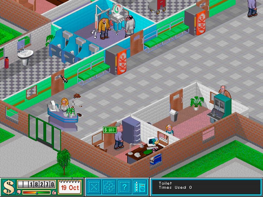 Theme Hospital (Bullfrog 1997) vip hack