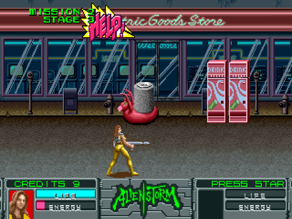Alien Storm The Video Game Soda Machine Project