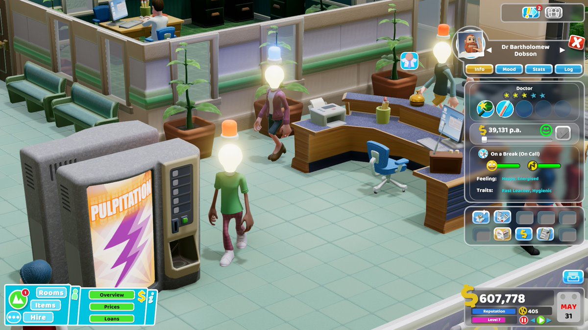 Two Point Hospital The Video Game Soda Machine Project