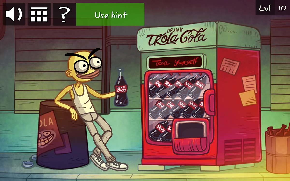 Troll Face Quest USA Adventure – The Video Game Soda Machine Project