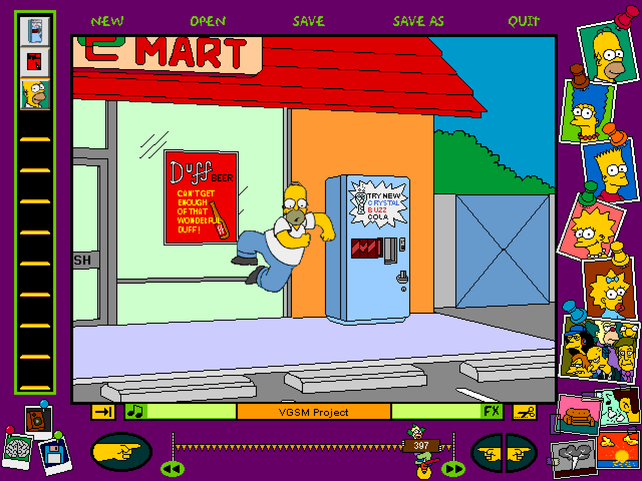 The Simpsons Cartoon Studio – The Video Game Soda Machine Project