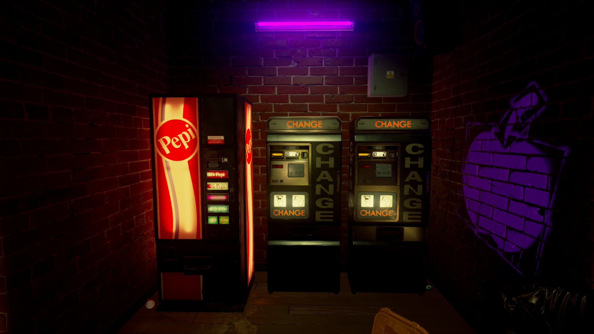 neon drive destory arcade machine