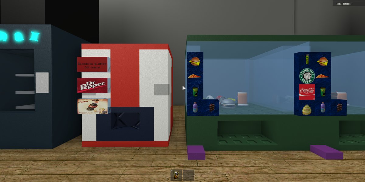 Every item that a vending machine issues in Roblox