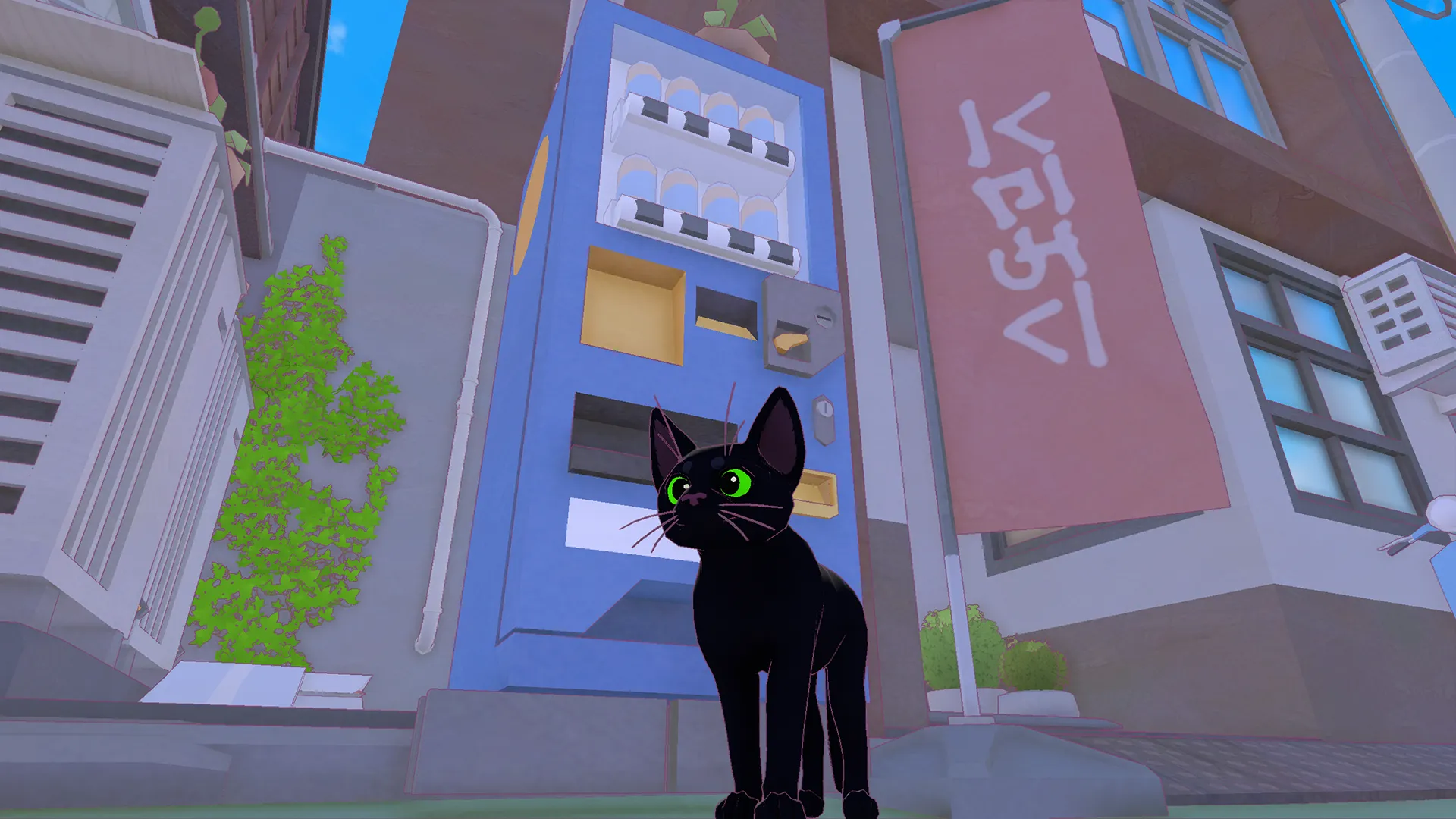 A soda machine from Little Kitty, Big City