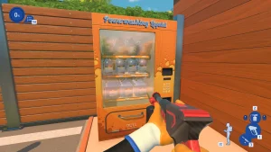 A powerwashing liquid vending machine from PowerWash Simulator 2