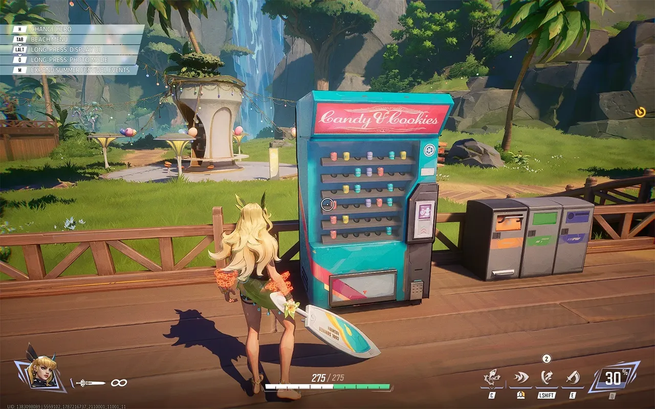 A "Candy & Cookies" vending machine from Marvel Rivals