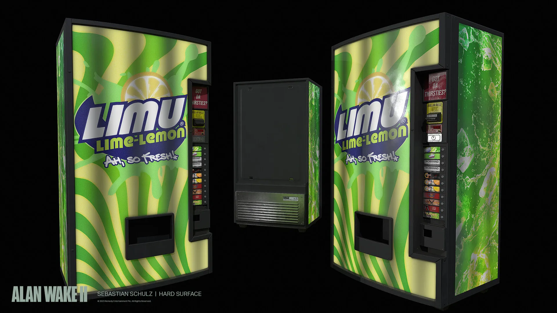 Limu vending machine from Alan Wake 2