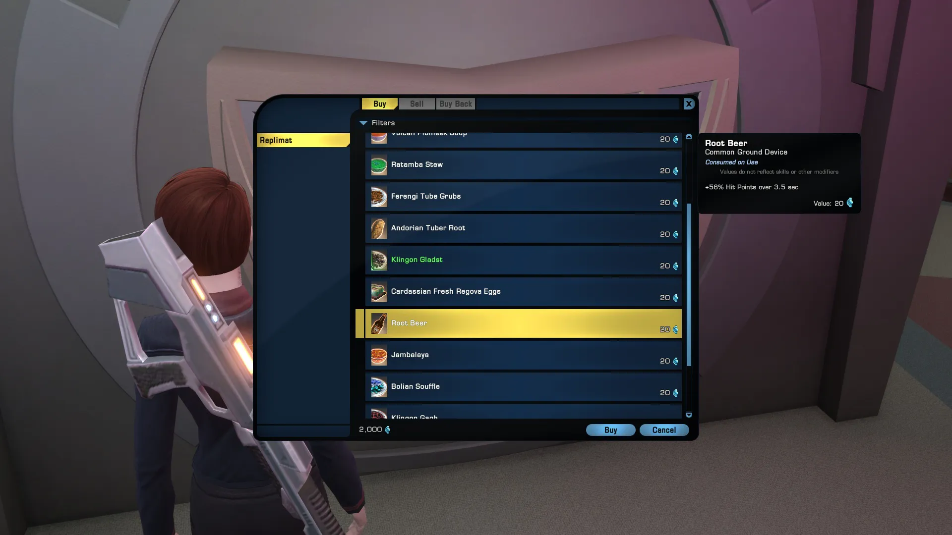 Replimat vending machine from Star Trek Online