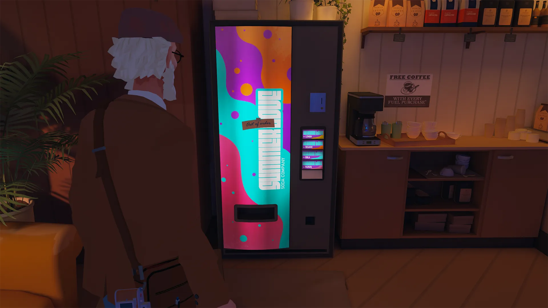 A Summer Love soda machine from Forever Ago